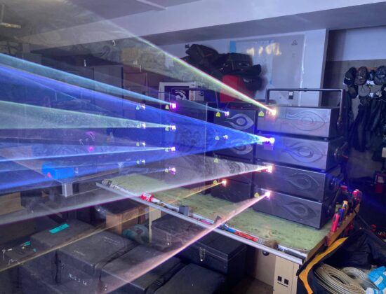 Nu salt laser light shows